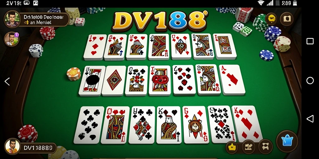Tampilan gameplay seru di DV188 yang membuat adrenalin meningkat.