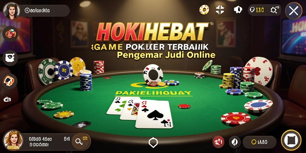 Screenshot gameplay HOKIHEBAT menunjukkan keseruan bermain Poker.